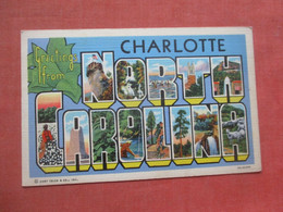 Greetings  Charlotte North Carolina      Ref 5174 - Charlotte