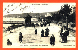 CPA 06 Nice  " La Promenade Des Anglais " Carte Precurseur - Luftfahrt - Flughafen