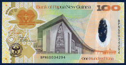 PAPUA NEW GUINEA 100 KINA COMMEMORATIVE 35th ANNIVERSARY OF THE NATIONAL BANK P-37 2008 UNC - Papua-Neuguinea