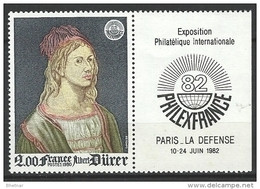 FR YT 2090a Vignette " Philexfrance, Dürer " 1980 Neuf** - Unused Stamps
