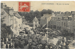 44 Pont Chateau Un Jour De Marché - Pontchâteau