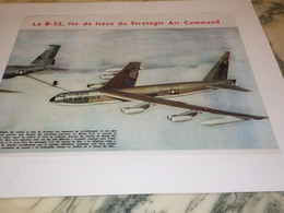 ANCIENNE PUBLICITE AVION BOEING B-52 1963 - Publicidad