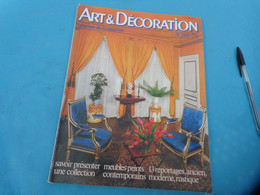 Art Et Decoration N° 209 Octobre Novembre 1978 - Casa & Decorazione