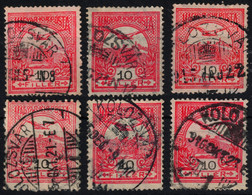 KOLOZSVÁR CLUJ-NAPOCA Postmark LOT TURUL WMK 7. 1910 Hungary Romania Banat Transylvania KOLOZS County KuK K.u.K 10 Fill - Siebenbürgen (Transsylvanien)