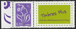 France 2006 - Timbre Personnalisé  Yvert Nr. 3916 A - Michel Nr. 3885 III X A Zf.  ** - Ongebruikt