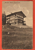 FLB-21 Crans-Montana Chalet Jeanne D'Arc  Carte-photo Monnier .  Circulé 1923. Scan Du Dos En Ligne - Crans-Montana