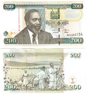 Kenya 200 Shillings 2005 UNC - Kenya