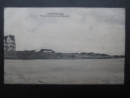Delcampe - CP BELGIQUE (M2115) WESTENDE (2 Vues) Vue Sur Les Dunes Vers Nieuport - Usines Gevers Chocolat Cosmopolite - Westende