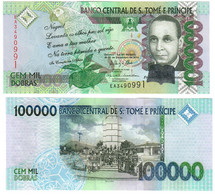 St Thomas & Prince Sao Tome Et Principe 100000 Dobras 2013 UNC - Sao Tome And Principe