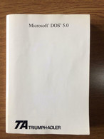 Microsoft DOS 5.0 - Triumph-Adler - 1991 - AR - Medicina, Biologia, Chimica