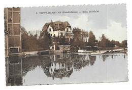 VITRY EN ARTOIS PAS DE CALAIS - LA VILLA DUFLOS - CARTE ANCIENNE COLORISE DES EDITIONS DELAPLACE A LILLE ( PEU COMMUNE ) - Vitry En Artois