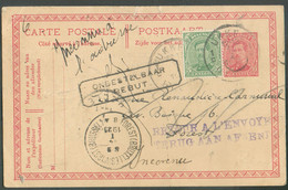 N°137 - 5c. En Affr. Compl. Sur E.P. Carte 10c. Em. 1915, Obl. Sc UCCLE 1 Du 10-I-1921 Vers Forest + Manuscrit 'Inconnu - Cartes Postales 1909-1934