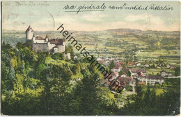 Lucens Et Le Chateau - Verlag Phototypie Neuchatel Gel. 1910 - Lucens