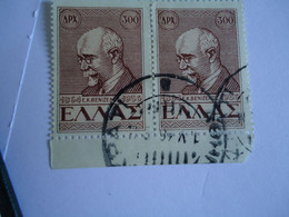 GREECE  USED STAMPS PAIR VENIZELOS PAGRATI 1946 - Nuevos