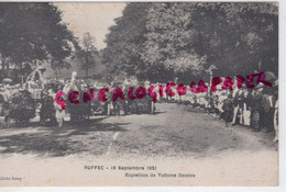 16- RUFFEC - 18 SEPTEMBRE 1921- EXPOSITION VOITURES FLEURIES - Ruffec