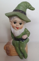 Le Garçon Lutin - Enfant - Chapeau Barbe - STATUETTE - Bon état - 18 / Vers 1990 - Sonstige & Ohne Zuordnung