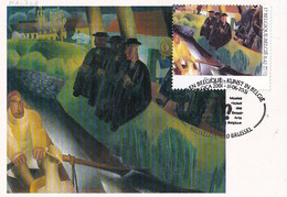 Maximumkarte - Kunst In Belgien Fritz Van Den Berghe  (MA.349) - 2001-2010
