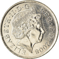 Monnaie, Grande-Bretagne, Elizabeth II, 10 Pence, 2008, TTB+, Copper-nickel - 10 Pence & 10 New Pence