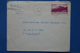 AB6  MARTINIQUE   BELLE  LETTRE  1947 + FORT DE FRANCE   POUR ORLEANS   + AEROPHILATELIE  +AFFRANCH. PLAISANT - Covers & Documents