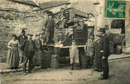 Carrières Sur Seine * Vue Sur Le Pressoir * Vendanges Vignoble Vin Vigneron * Alcool - Carrières-sur-Seine