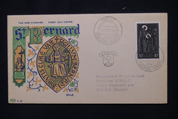 SARRE - Enveloppe FDC En 1953 - Abbaye De Tholey - L 106824 - FDC