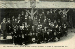 Château Gontier * Le Cercle De La Trinité * Concours De Boules * Un Groupe De Concurrents , Mai 1909 * Pétanque - Chateau Gontier