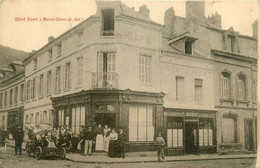 Montivilliers * Devanture Façade Hôtel BUREL * Café Restaurant Hôtel Du Marché * Véhicule Voiture Ancienne - Montivilliers