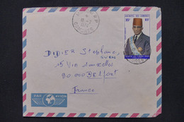 COMORES - Enveloppe De Moroni Pour La France En 1974, Affranchissement Président Saïd Mohamed Cheikh - L 106841 - Briefe U. Dokumente