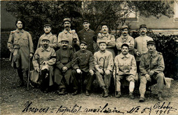 Nevers * Carte Photo * Hôpital Militaire Auxiliaire N°5 , Octobre 1915 * Ww1 War Blessés Militaria - Nevers