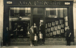 Nevers * Carte Photo * Devanture Façade Chemiserie A La Pensée * Mode * Commerce Magasin LAMADON , Rue Du Commerce - Nevers