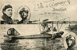 Champigny * Souvenir De La Ville * Aviation Hydravion Avion * 25 Mai 1913 * Avieteur PIGEOT DIVETAIN - Champigny Sur Marne