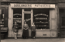 Clichy La Garenne * Carte Photo * Devanture Façade Boulangerie Pâtisserie Du Parc Denain , CHABANEL Propriétaire - Clichy