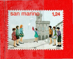 San. MARINO °- 2003 - Antichi Giochi Giovanili - Tiro Della Corda. Unif.1952.  Usato. - Oblitérés