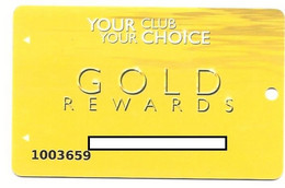 Golden Moon Casino, Choctaw, MS, U.S.A., Older Used Slot Or Player's Cardcard, # Goldenmoon-2 - Casinokarten