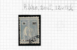 PORTUGUESE INDIA STAMP - 1921-24 CERES P.LISO P:12x11½ Md#262 USED III-IV (LIND-41) - Inde Portugaise