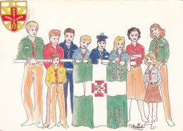 Scoutisme - Scouts Et Guides De France De Saint-Léon - Paris - Marin - Illustrateur M. Braud - Padvinderij