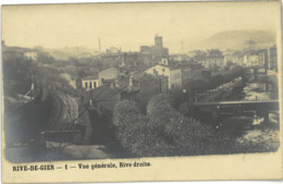 Cpa RIVE DE GIER - 42 - Vue Générale, Rive Droite N° 1 (RARE) - Rive De Gier