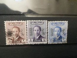 FRANCOBOLLI STAMPS IRAQ 1955 SERIE KING FAISAL II RE SERVICE TIMBRI UFFICIALI OFFICIAL OBLITERE' - Iraq