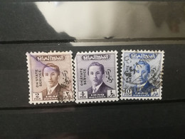 FRANCOBOLLI STAMPS IRAQ 1955 SERIE KING FAISAL II RE SERVICE TIMBRI UFFICIALI OFFICIAL OBLITERE' - Iraq