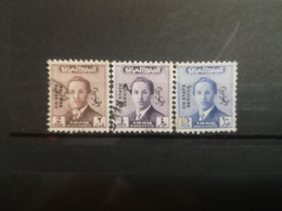 FRANCOBOLLI STAMPS IRAQ 1955 SERIE KING FAISAL II RE SERVICE TIMBRI UFFICIALI OFFICIAL OBLITERE' - Iraq