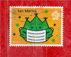 S.Marino ° 2020 - I.S.S.- Istituto Per La SICUREZZA SOCIALE.  Usato. - Used Stamps