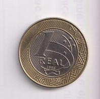 1 Réal Brésil / Brazil 1998 - Déclaration Des Droits De L'Homme - Bi-métallique / Bimetalic - Brésil