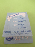 Poudre De Beauté Atomisée ROBEL/Pochette échantillon/ Institut Robel Matignon/Vers 1960-1980         PARF220 - Beauty Products