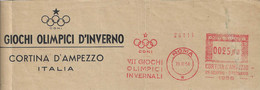 1954 EMA Jeux Olympiques D'Hiver De Cortina D'Ampezzo: (grand Fragment) - Winter 1956: Cortina D'Ampezzo