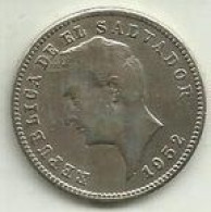 10 Centavos 1952 El Salvador - El Salvador