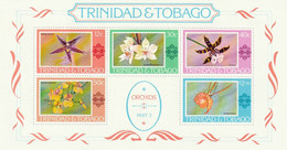 TRINIDAD & TOBAGO - Fleurs, Orchidées, Part 3 - BF Tb N° 372-376 - MNH - Trinité & Tobago (1962-...)