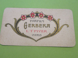 Carte Parfumée/ Parfum GERBERA /avec Calendrier/  LT PIVER/ Paris /Maquet / 1923     PARF225 - Antiguas (hasta 1960)