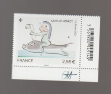 FRANCE / 2021 / Y&T N° 5517 ? ** : Camille Henrot "A Mon Humble Avis" X 1 CdF Inf D Avec Code-barres - Unused Stamps