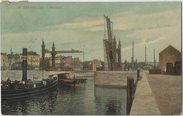 Bruxelles   -   Maritime   -   Prachtige Kaart!   -   1912    Naar   Verviers - Navegación - Puerto
