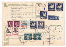 Postkontor Malmö Malmø Sverige Suède Sweden 1974 Varazze Italia - Covers & Documents